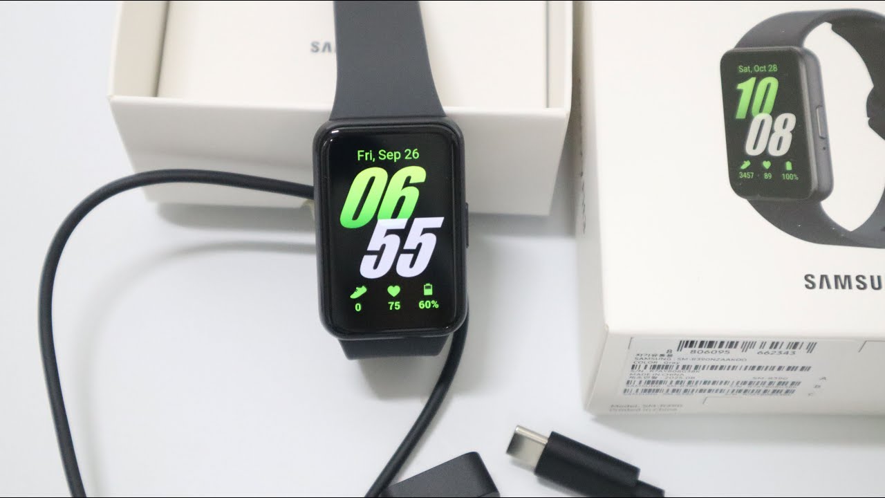 Unboxing and Setting Samsung Galaxy Fit 3 AMOLED Display – Bluetooth V5.3 SM R390