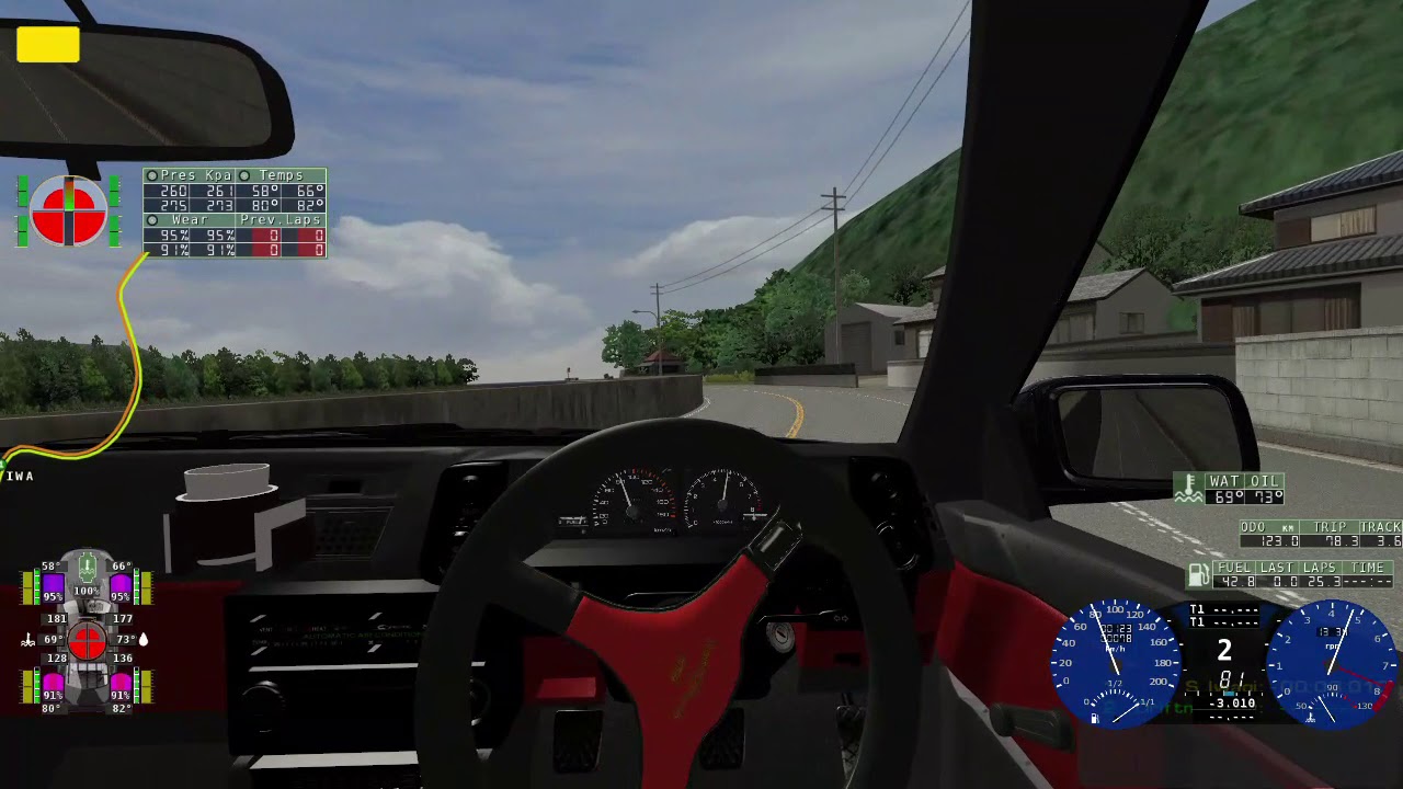 rFactor EPIC Touge batttle AE86 vs EVO 4