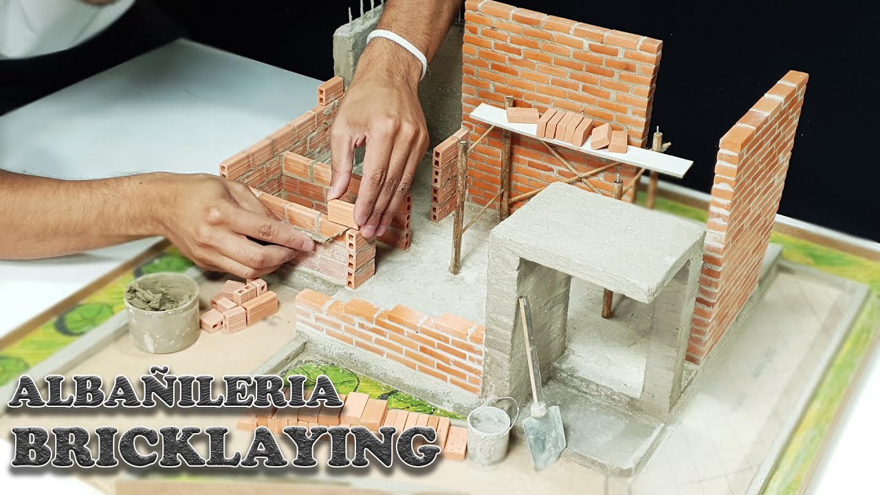 ALBAÑILERIA - ARMADO DE LOS CASTILLOS DE UNA CASA - BRICKLAYING - ENCOFRADO DE CASTILLOS Y MUROS