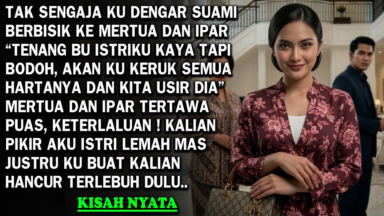 SUAMI DIAM2 CURI PERHIASAN DAN HARTAKU UNTUK BERFOYA2 DENGAN MERTUA DAN IPAR, AKU TAK BODOH MAS !