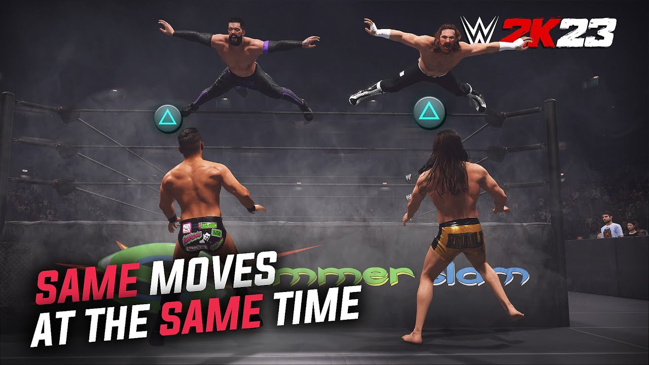 «DUAL» движется одновременно в WWE 2K23!