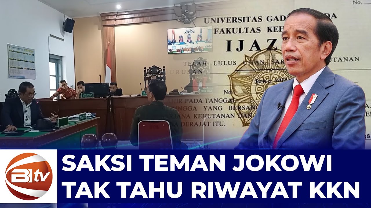 Janggal! Saksi Ngaku Teman Dekat Jokowi, Tapi Tak Tahu Kos dan Tempat KKN Jokowi