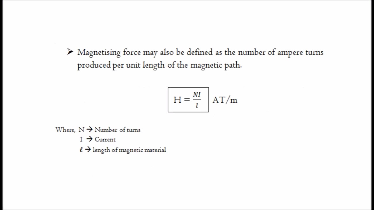 What is Magnetising Force? | Magnetic Field Intensity | Electromagnetism | Rough Book