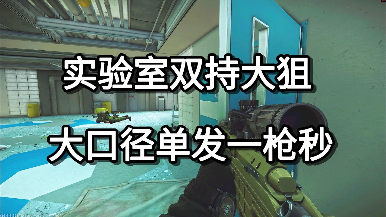 逃离塔科夫 实验室双持大狙 大口径单发一枪秒【如风SN】