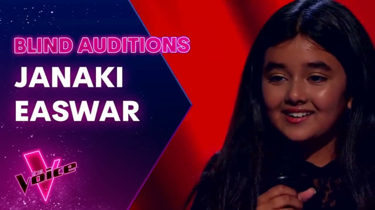 Janaki Easwar   Lovely   The Voice Australia 2021 Full Blind Audition