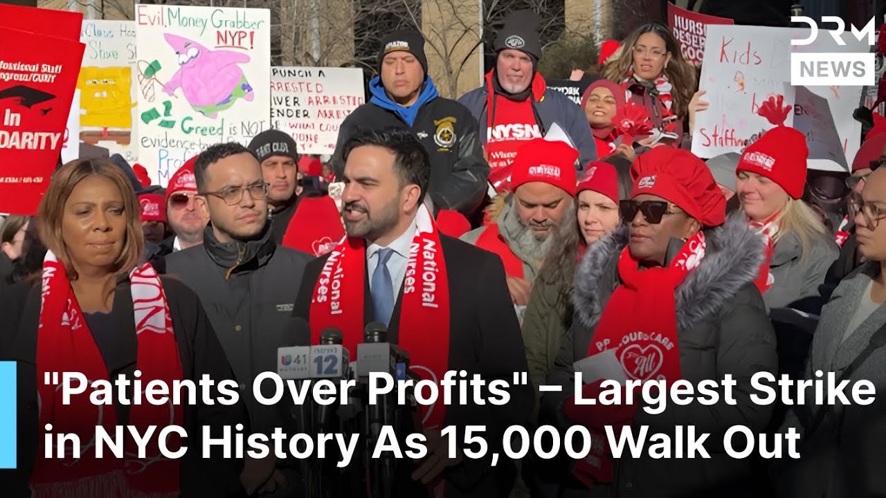 Mayor Mamdani Supports Nurses in New York City&rsquo;s Largest Strike to Date | DRM News | AC1F