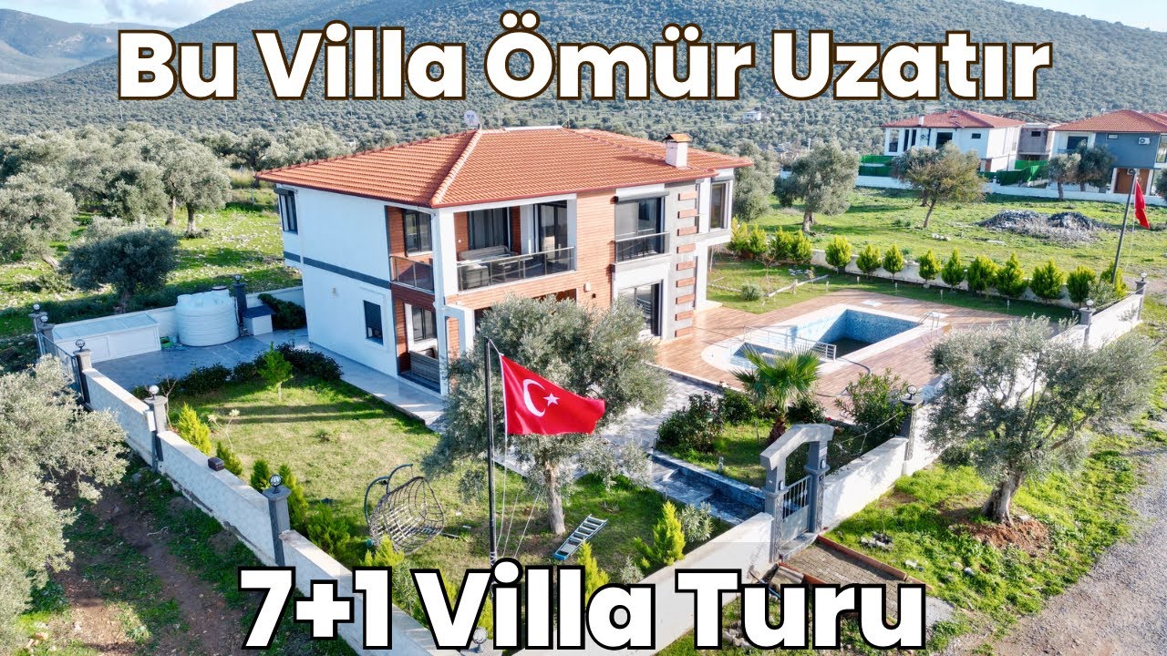 Zümrüttepede Dev Gibi Villa 800 m2 Arsa İçinde Harika Villa Turu E-535