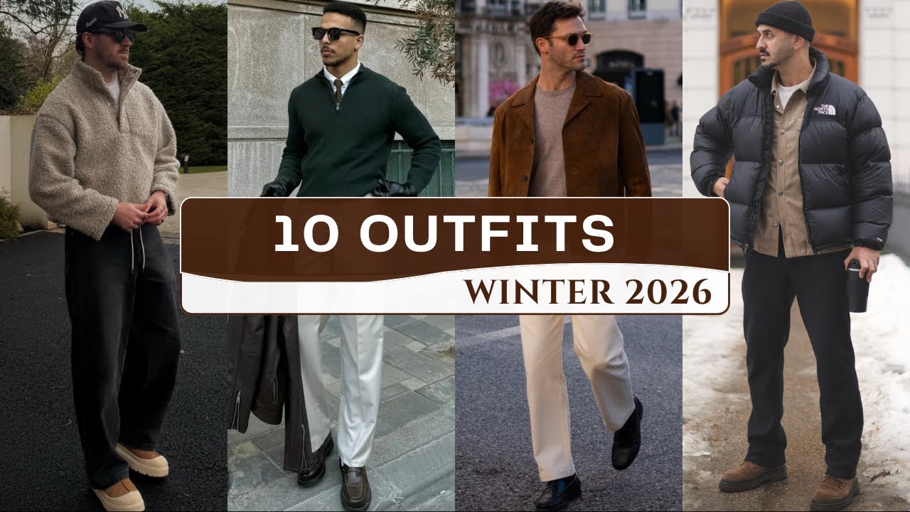 10 Latest Outfits for Men | Winter 2026 Fashion
