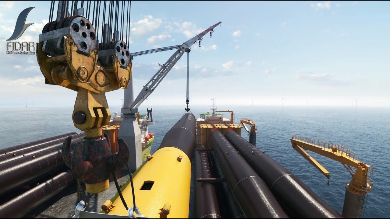 Offshore Installation Vessels animation