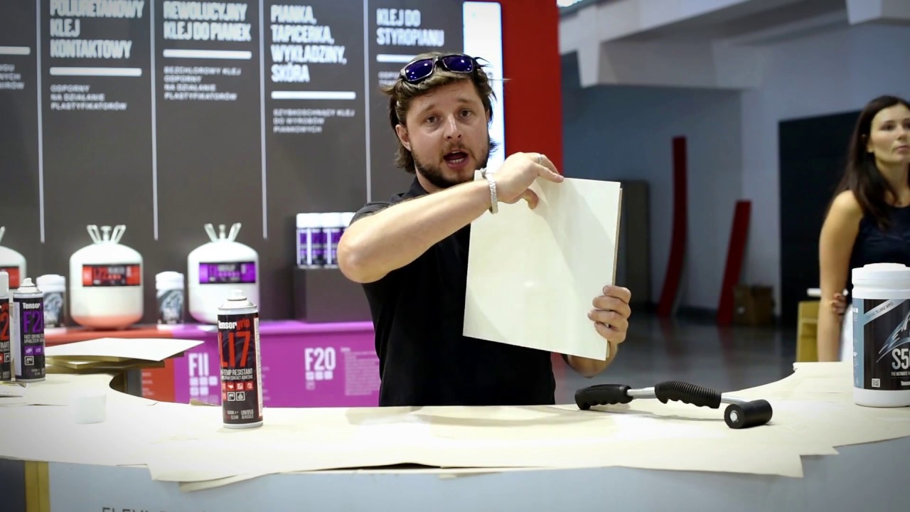 HOW2 Klejenie Laminatu Do Pyty MDF Za Pomoca Kleju TensorGrip L17 (Polish)