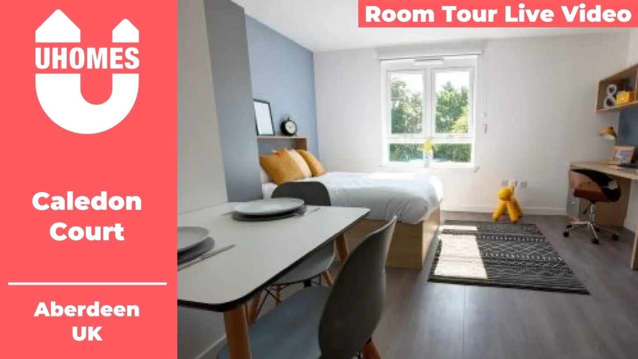 The Cheap Student Accommodation In Aberdeen - Caledon Court [Room Tour]