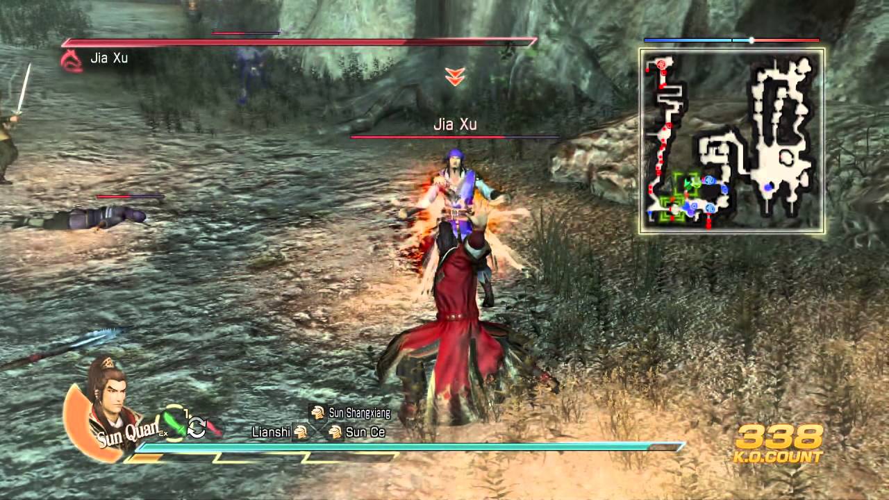 Dynasty Warriors 8 Xtreme Legends | Sun Quan - Messing around with elements (Ultimate Difficulty)