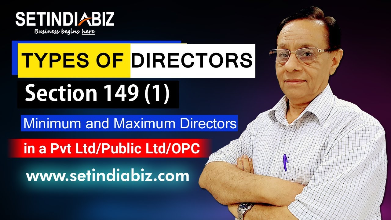 📊 Directors Required in Pvt Ltd, OPC & Public Company 2026 | Types & Section 164 Explained