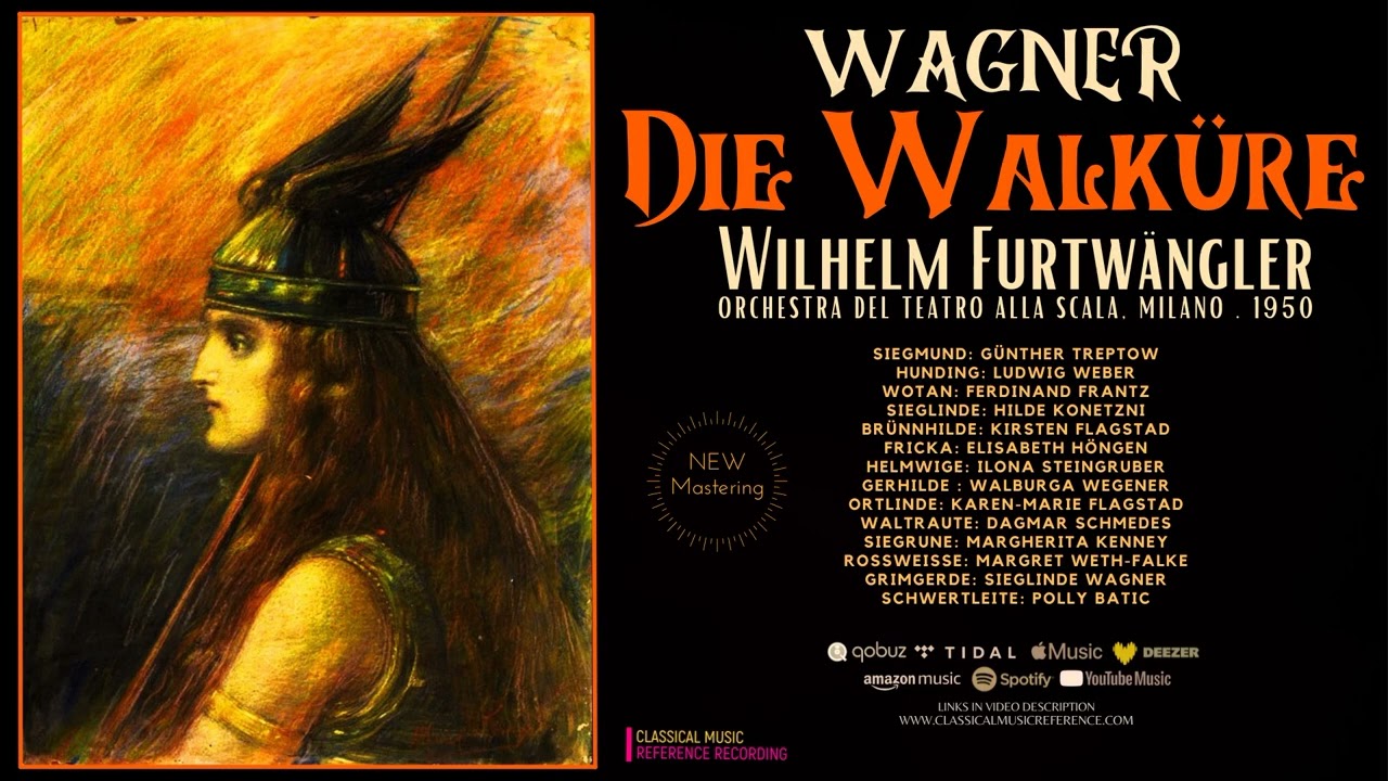 Wagner - Die Walküre by Wilhelm Furtwängler at Milan 1950 (Ring) / Remastered (Century's recording)