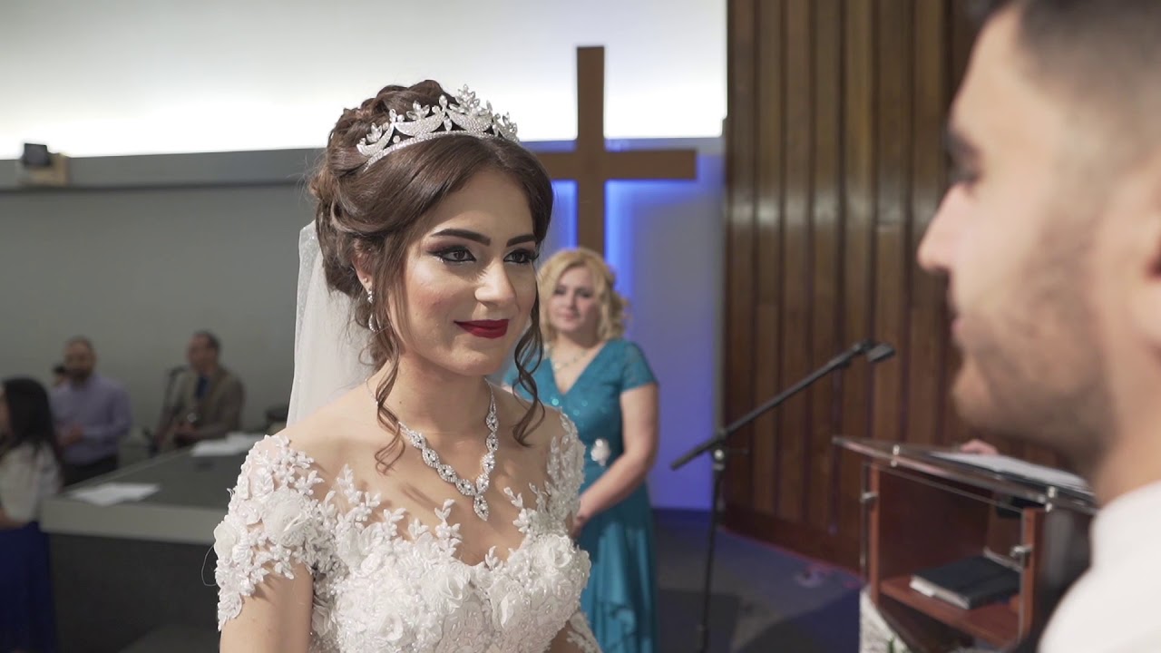 Suad & Roni Wedding مراسيم الكنيسة