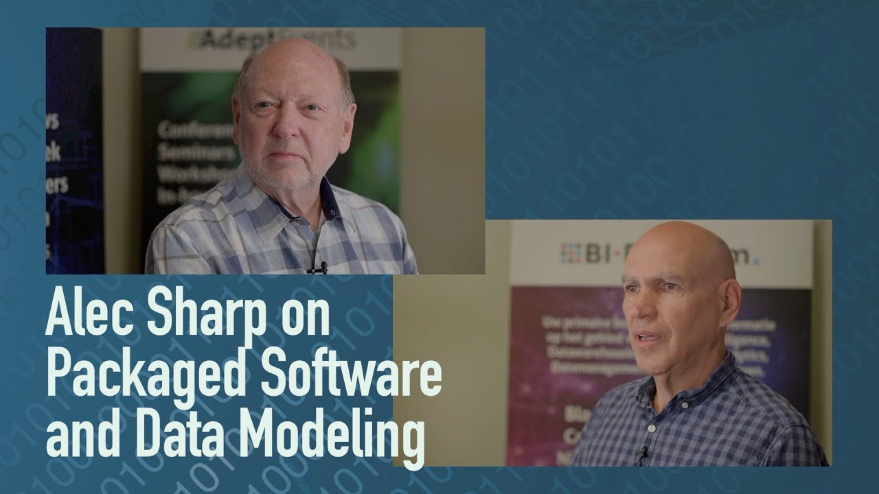 Alec Sharp on Packaged Software and Data Modeling