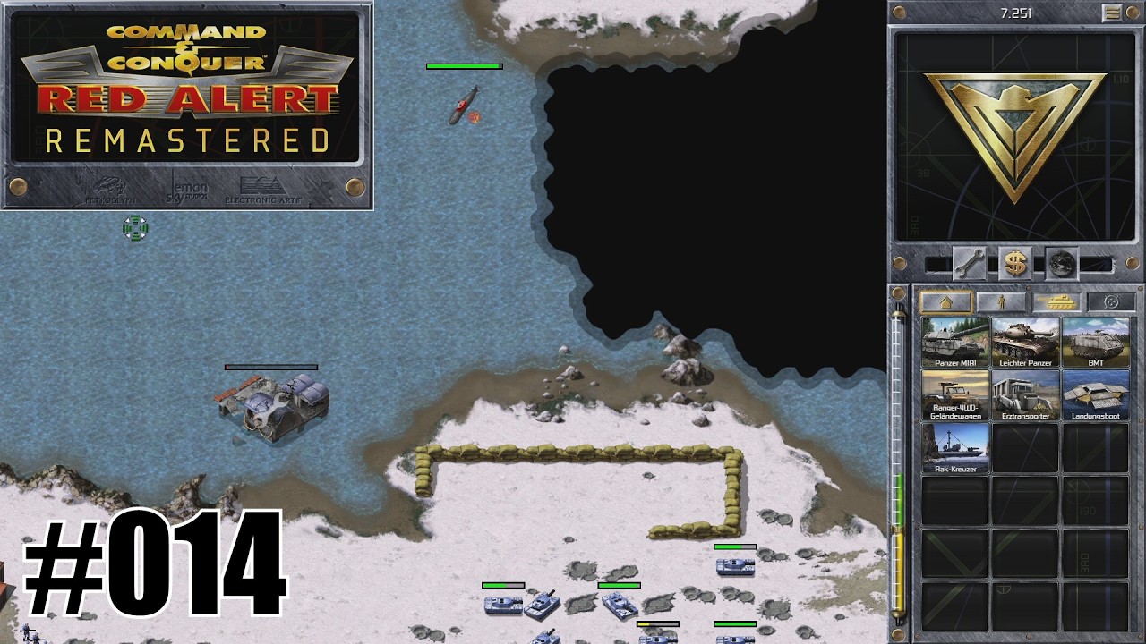 Torpedobeschuss in der Werft - Red Alert Remastered #014