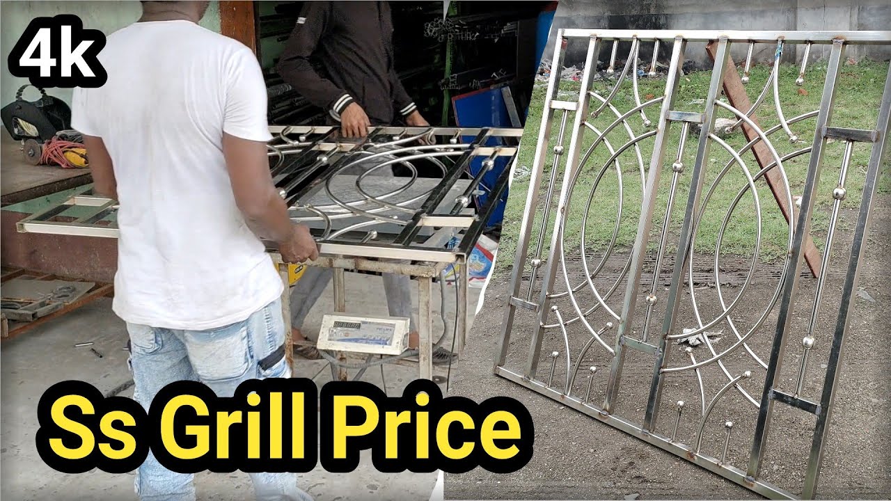 How many kilos of steel grill are available? Stainless Steel Fancy Grill Price Square feet/Kg