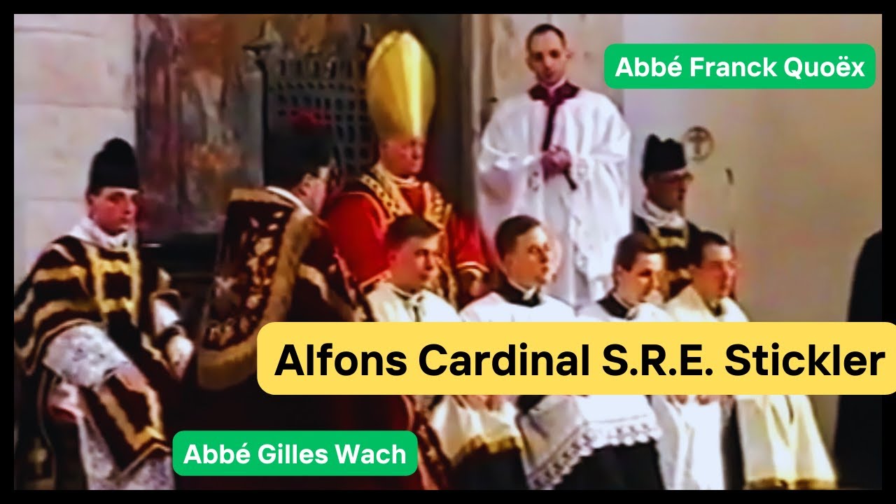Pontifical Mass of Cardinal Alfons Stickler in Cologne in 1997 || [Franck Quoëx] [Gilles Wach]