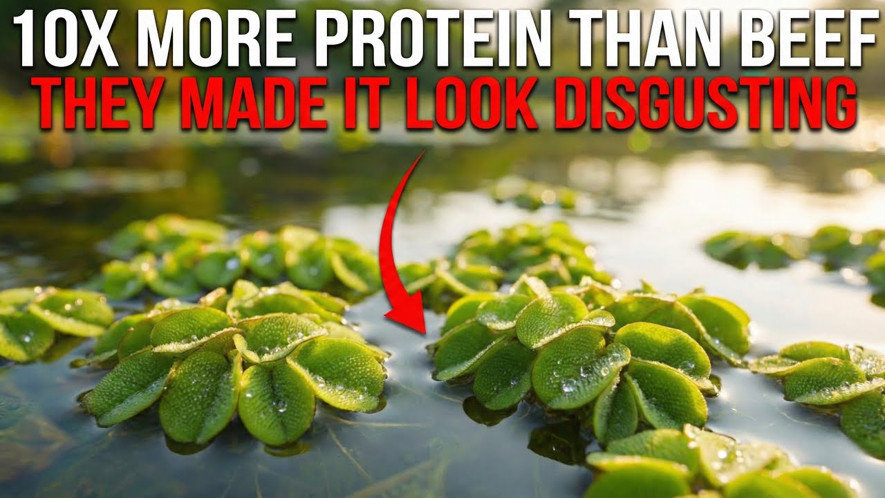 FASTEST GROWING FOOD ON EARTH: 10X PROTEIN THAN BEEF, BUT WHY LABELED A WEED?