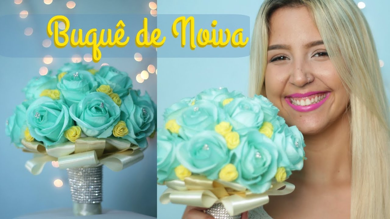 DIY - Buquê de Noiva com bola de Isopor