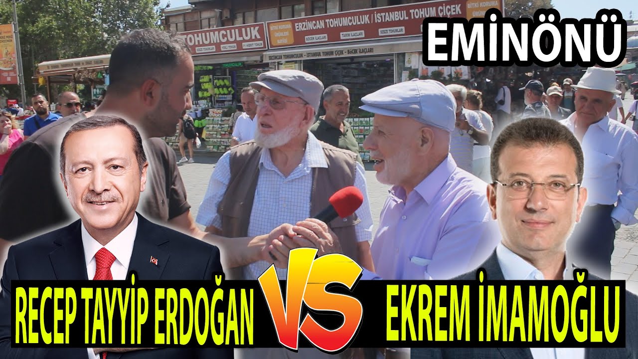 Recep Tayyip Erdoğan mı Ekrem İmamoğlu mu Eminönü Seçim Anketi #ekremimamoğlu #receptayyiperdogan