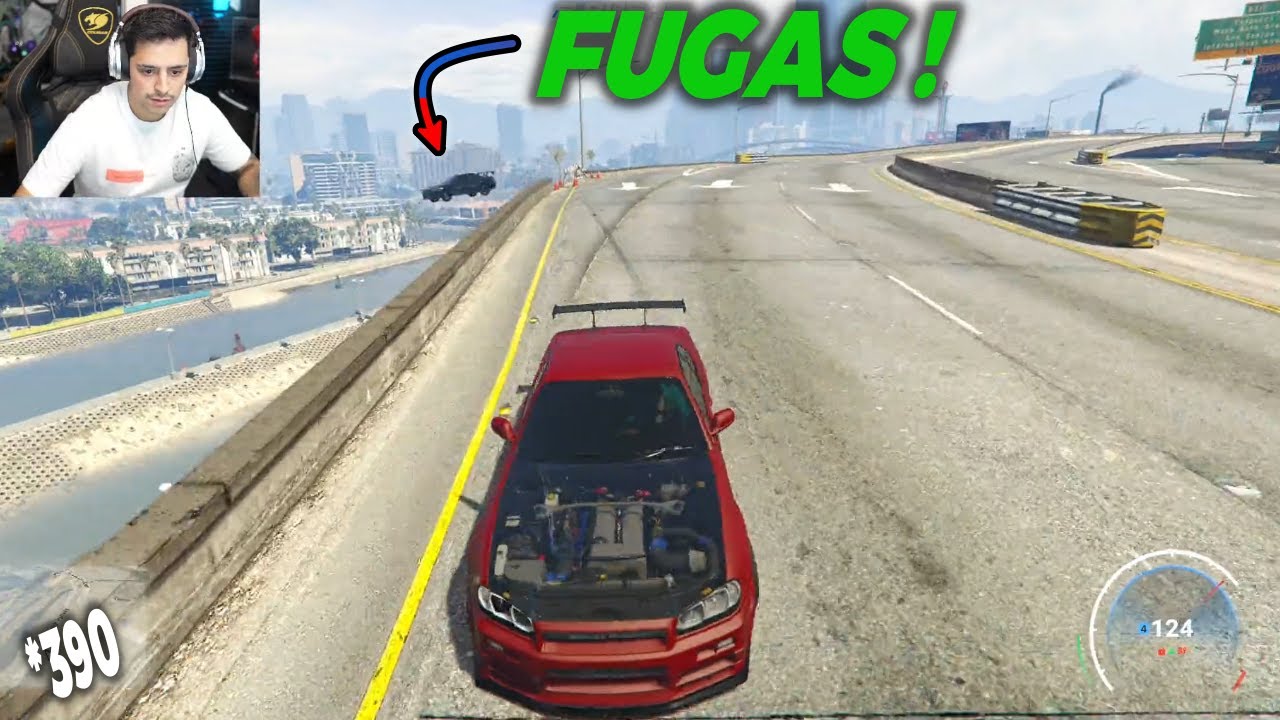 CORINGA DEIXOU O BRAGA DE XEREC4 NESSA FUGA! TRENANDO FUGAS !GTA RP *390