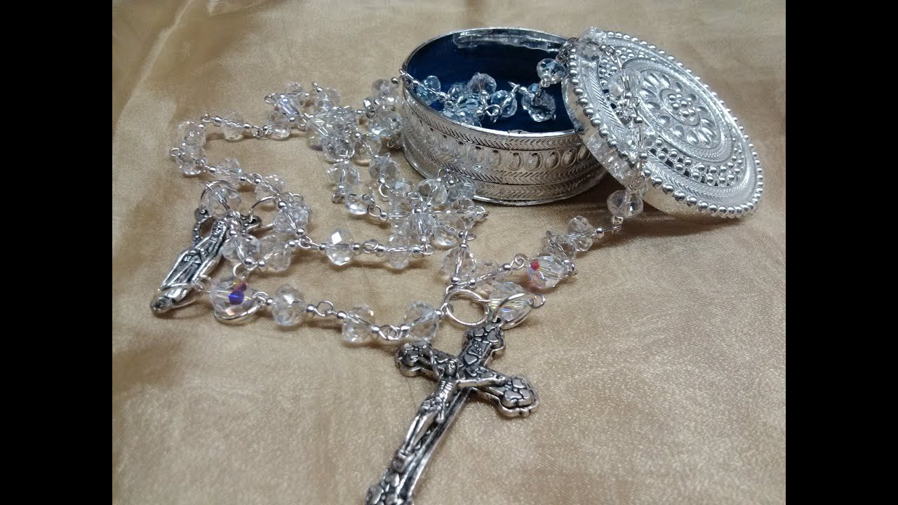 DIY Rosario de cristal para boda/ Wedding rosary
