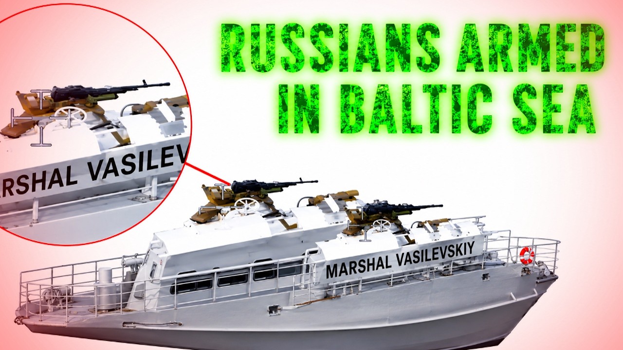 Russian Commercial Tanker Seen With Kord MG's