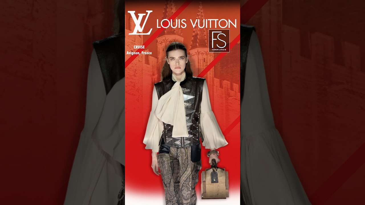 LOUIS VUITTON 2026 Cruise | Avignon, France SHORT FASHION SHOW Mica Argañaraz & Mathilda Gvarliani