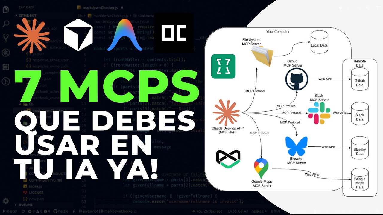7 MCP que mejoran tu IA para programar