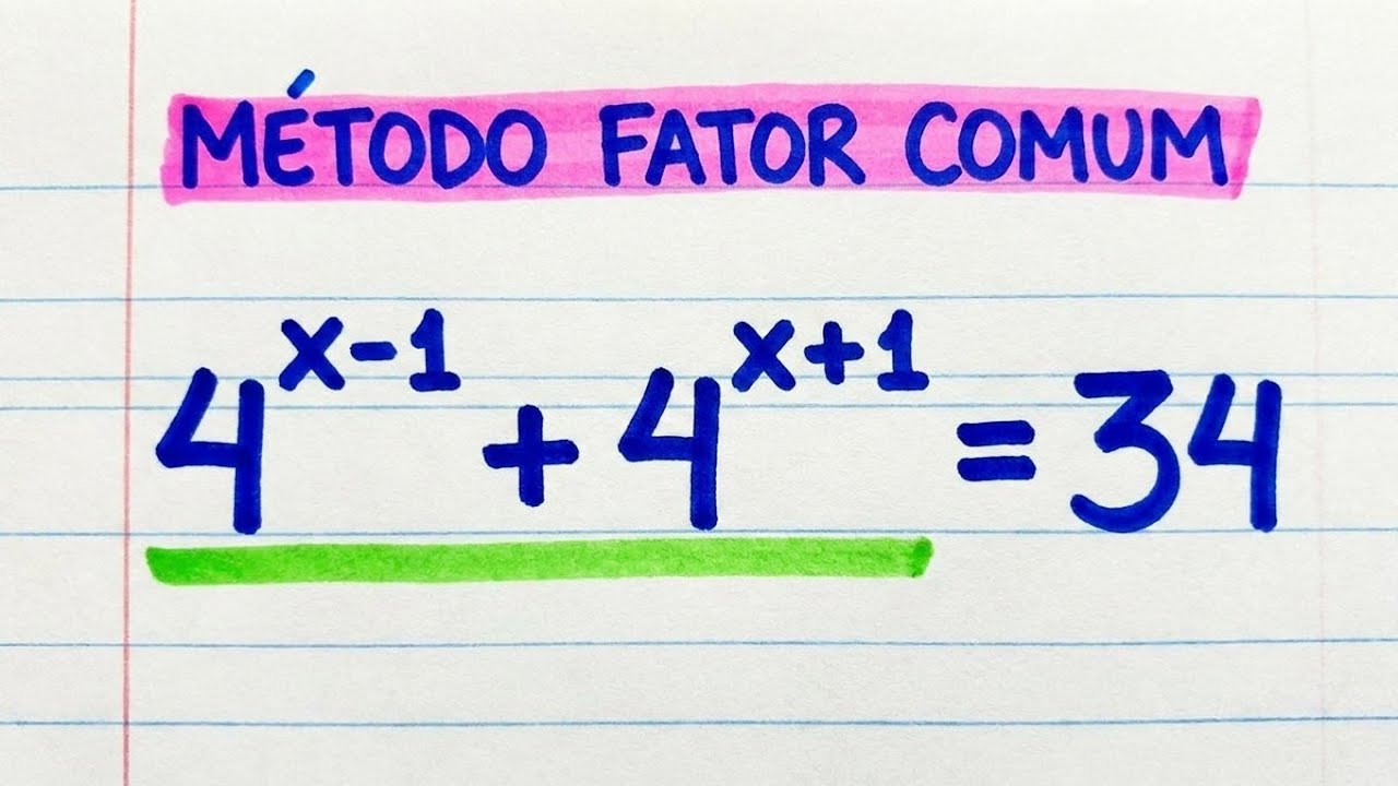 Equação Exponencial com Bases Diferentes