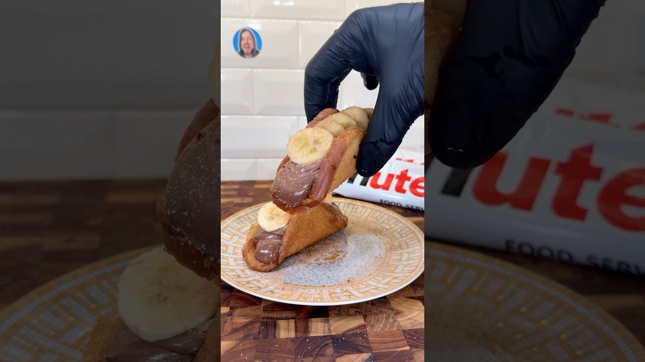 Fried Nutella sandwich #shorts