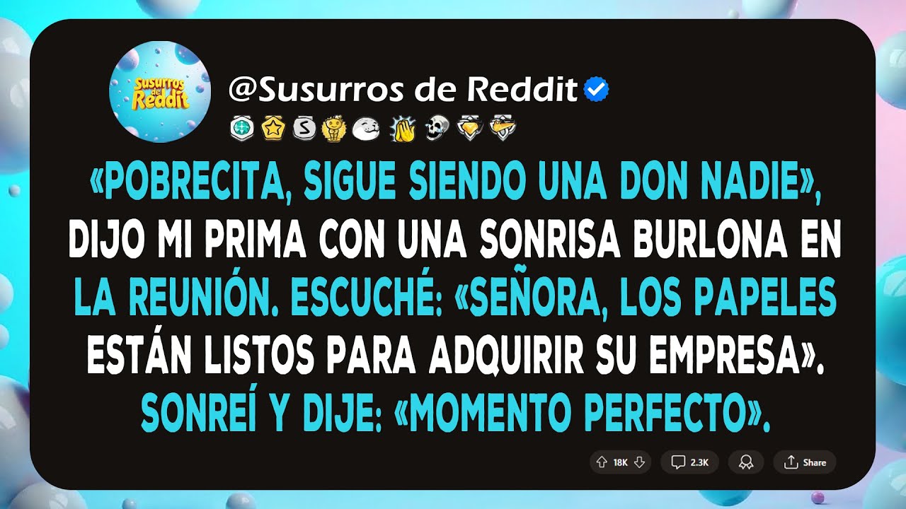 En la reunión familiar, me llamaron fracasada; entonces, mi asistente llamó con noticias inesperadas