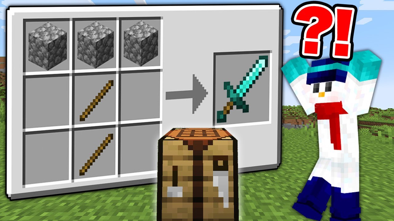 【マイクラ】レシピがバグった世界でアイテム集めるまで終われません！