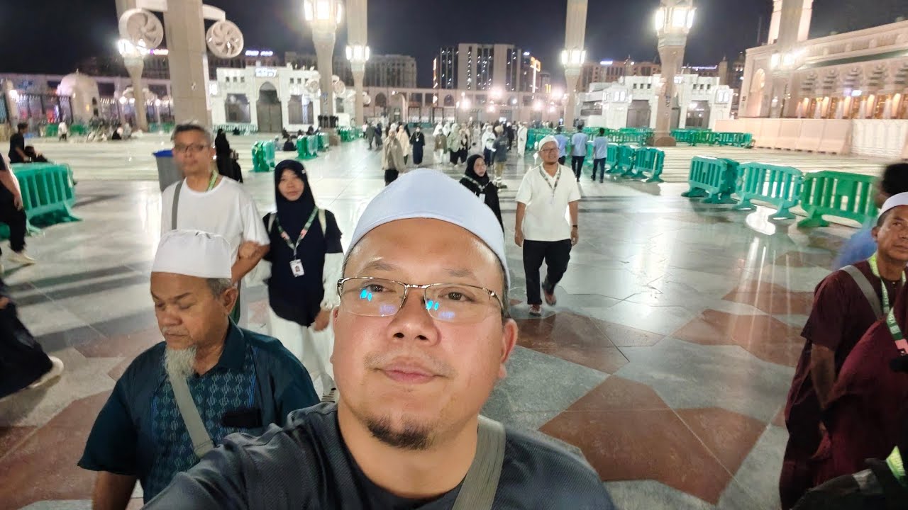 PUSING-PUSING MASJID NABAWI + SOLAT ISYAK MAGHRIB BERJEMAAH BERSAMA GROUP KU11 2025