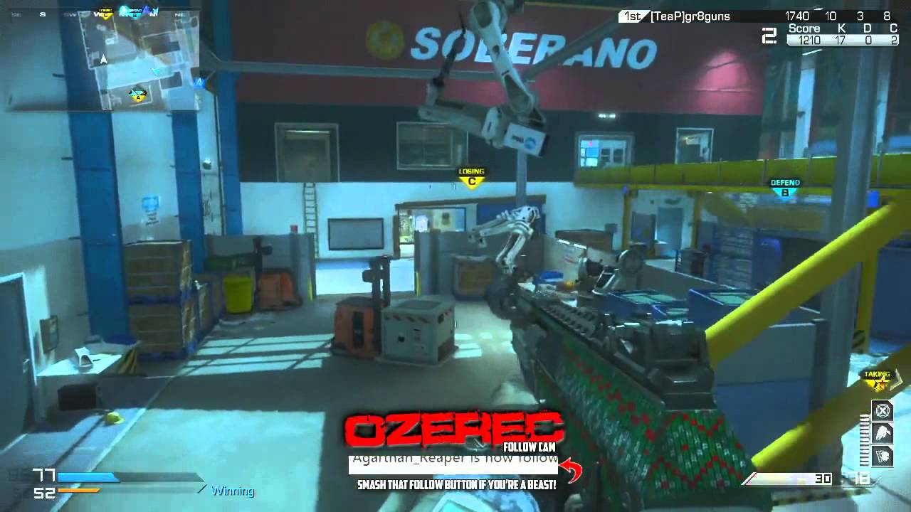 COD Ghosts: 54 Gunstreak Flawless KEM on Sovereign! Livestream Highlight w/ Commentary!