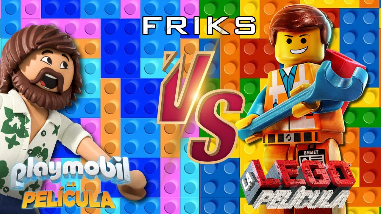 Playmobil VS Lego / Del VS Emmett Batallas de rap 2.0 ||ARLEKING