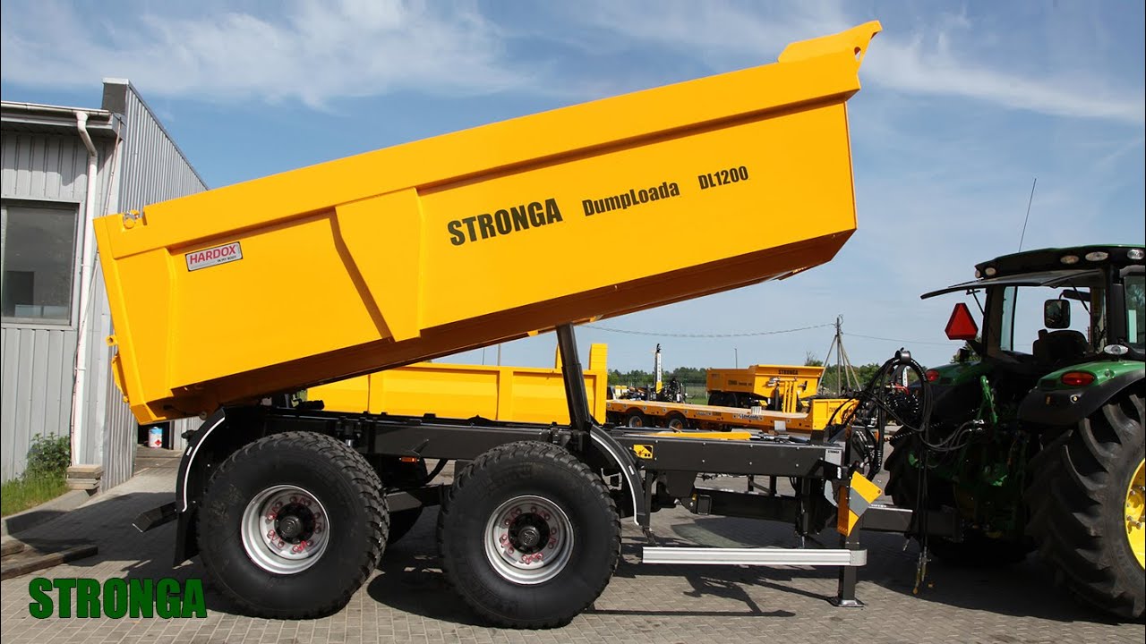 DumpLoada DL1200-traileren fra Stronga – Det overlegne tipphengermerket