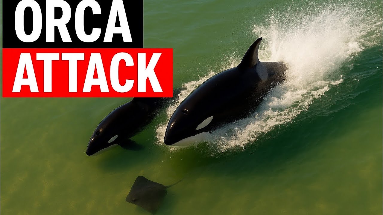 ORCA ATTACK: Hunting Stingrays in Shallow Water (New Zealand)
