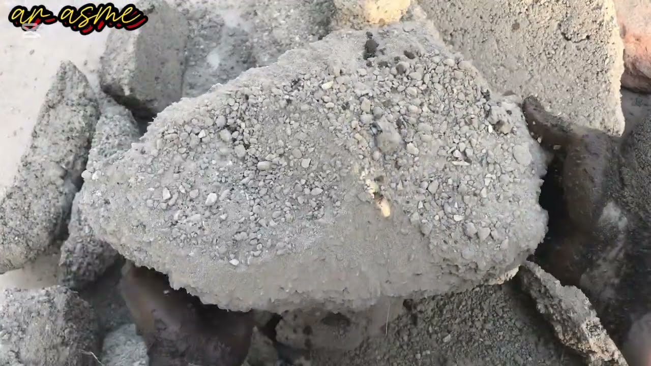 Gritty texture dry floor crumbling satisfying 🔥video