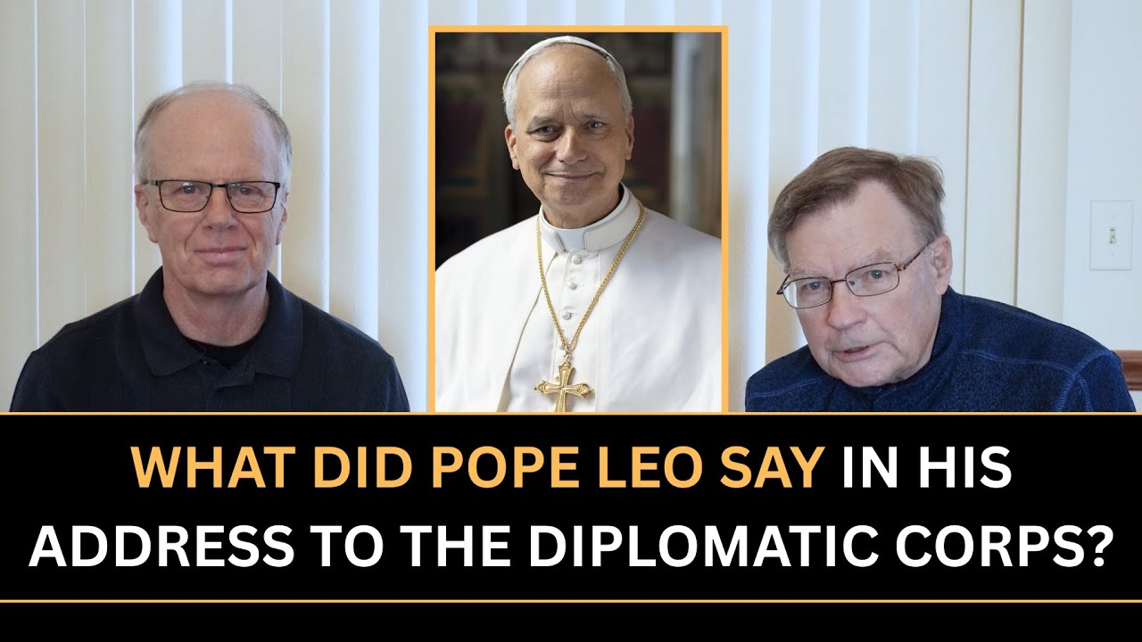 What Did Pope Leo say in his address to the Vatican Diplomatic Corps?