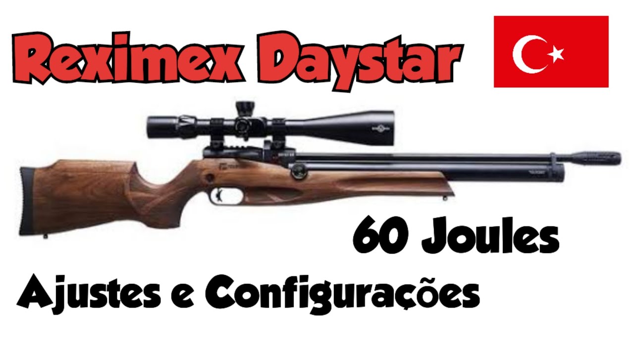 Reximex Daystar - Ajustes de gatilho, mola do martelo e mais...