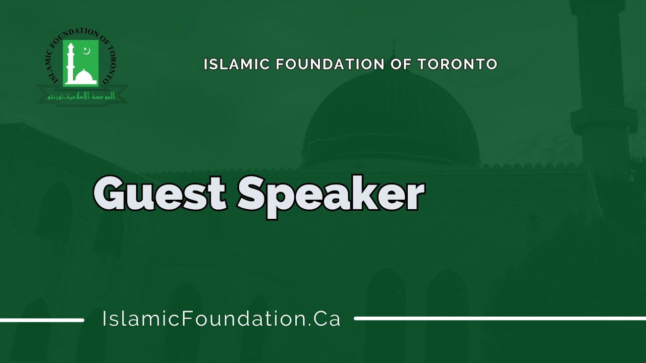 Guest Speaker - Sh. Rafiq Sufi | Ramadan Zuhr