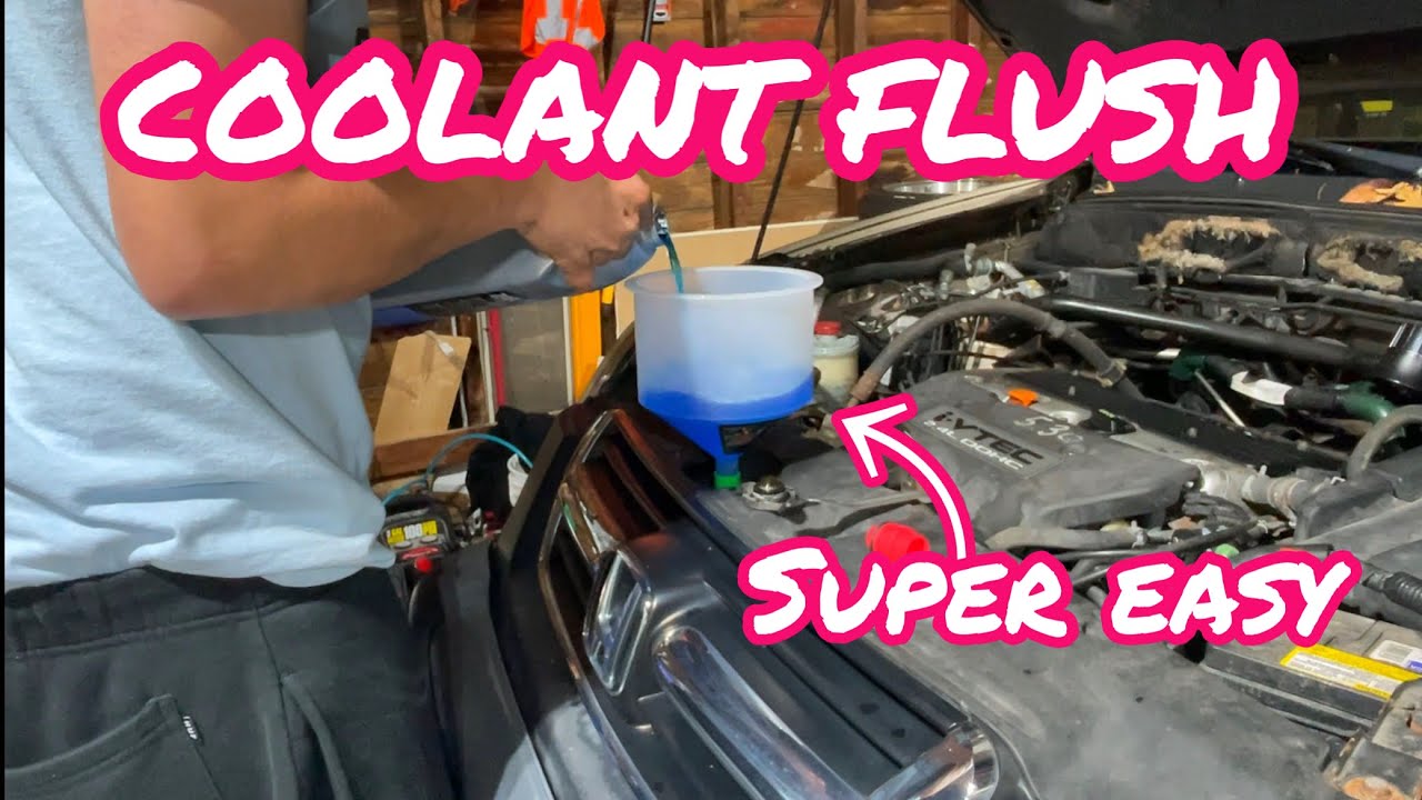 D.I.Y Super Easy Radiator Drain and Fill | 2003 Honda CRV