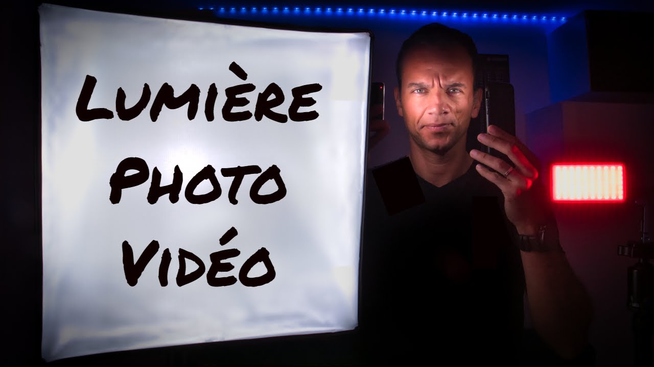 Eclairage et lumière en studio vidéo photo (tuto + test Boling bl-p1)