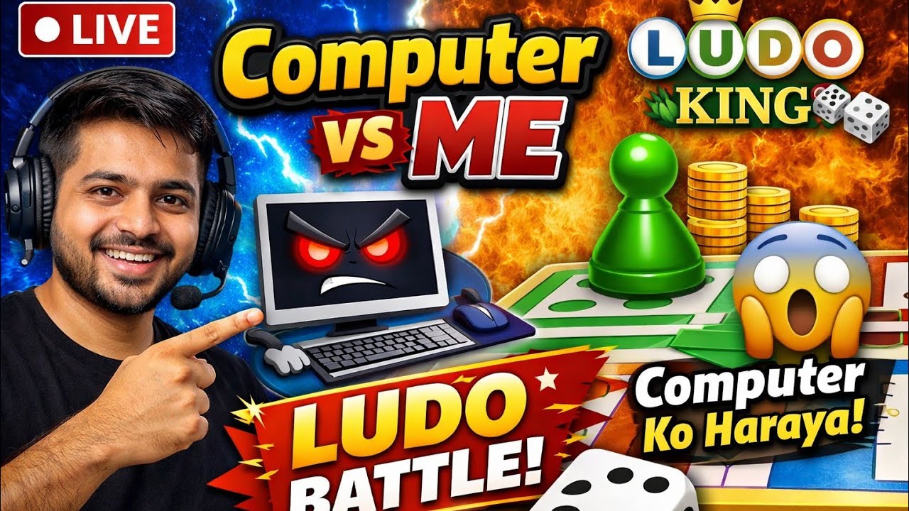 Ludo King Live 🔴 | Playing With Computer | Funny Gameplay