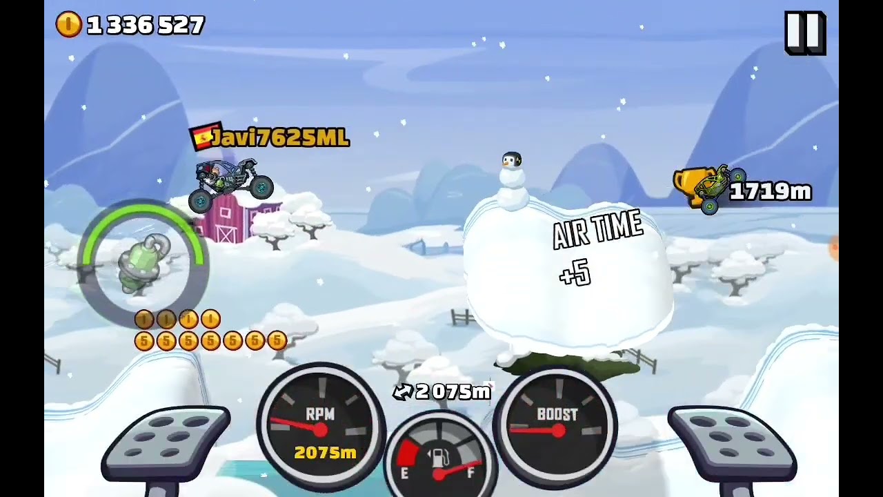 Extra: 4km fail with rock bouncer in raging winter