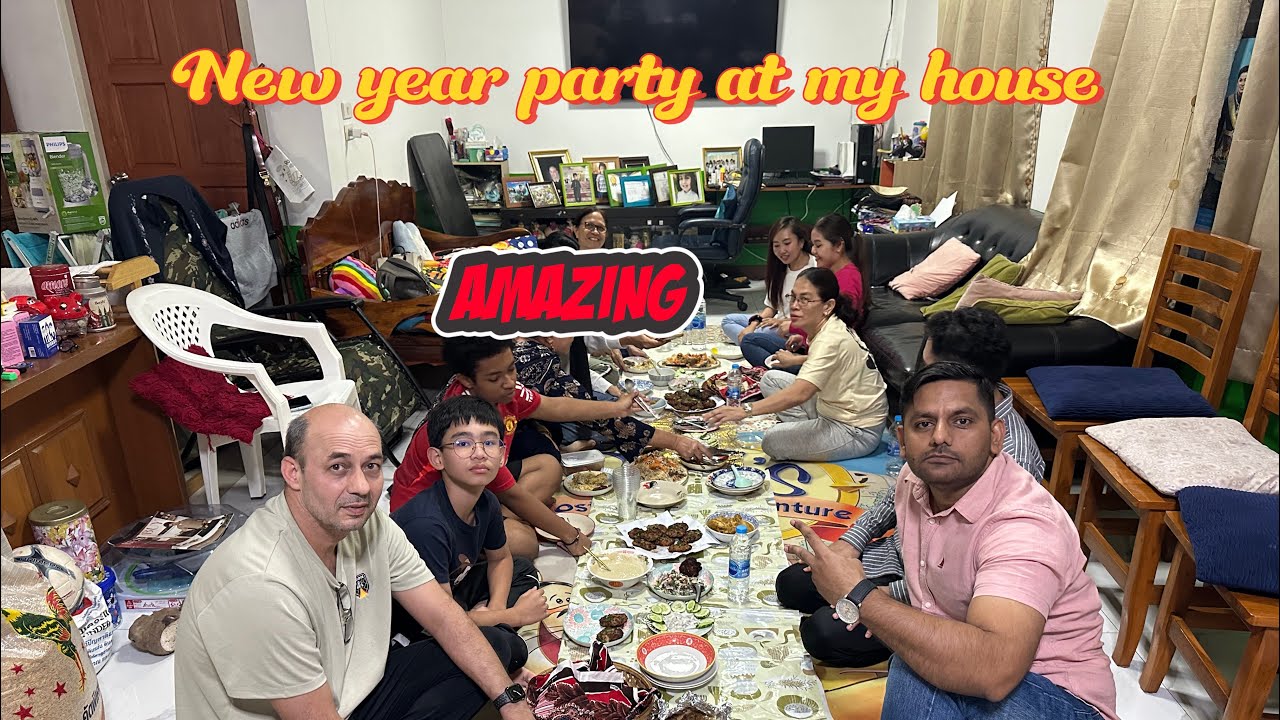 NEW YEAR PARTY WITH FRIENDS AT MY HOUSE 2026.