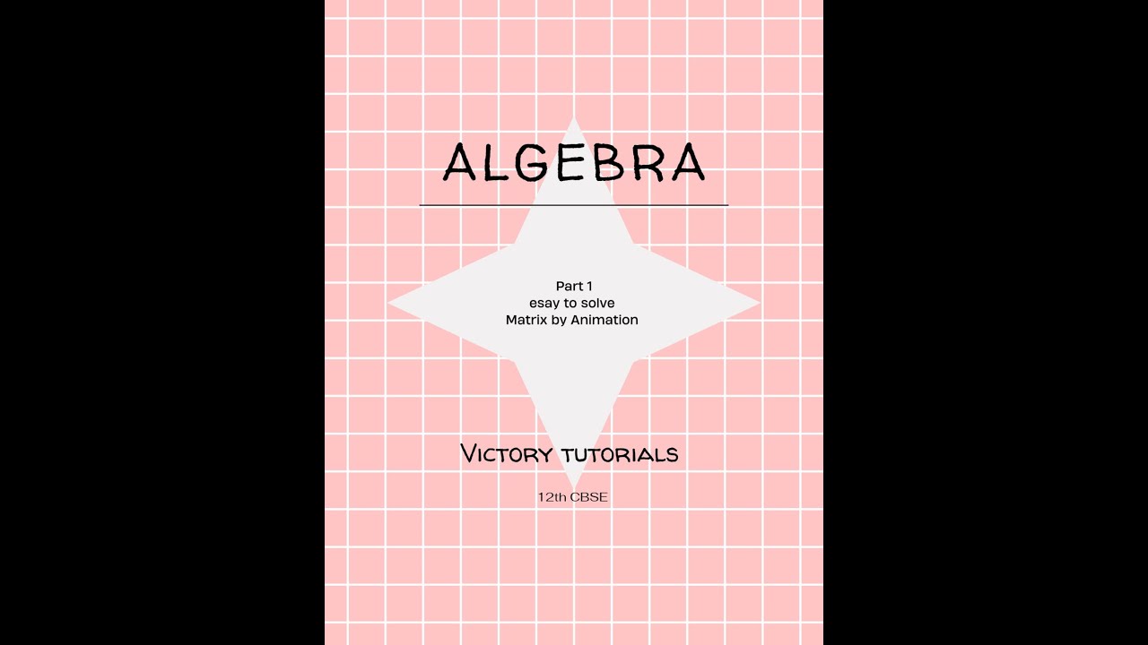Algebra of Matrices I